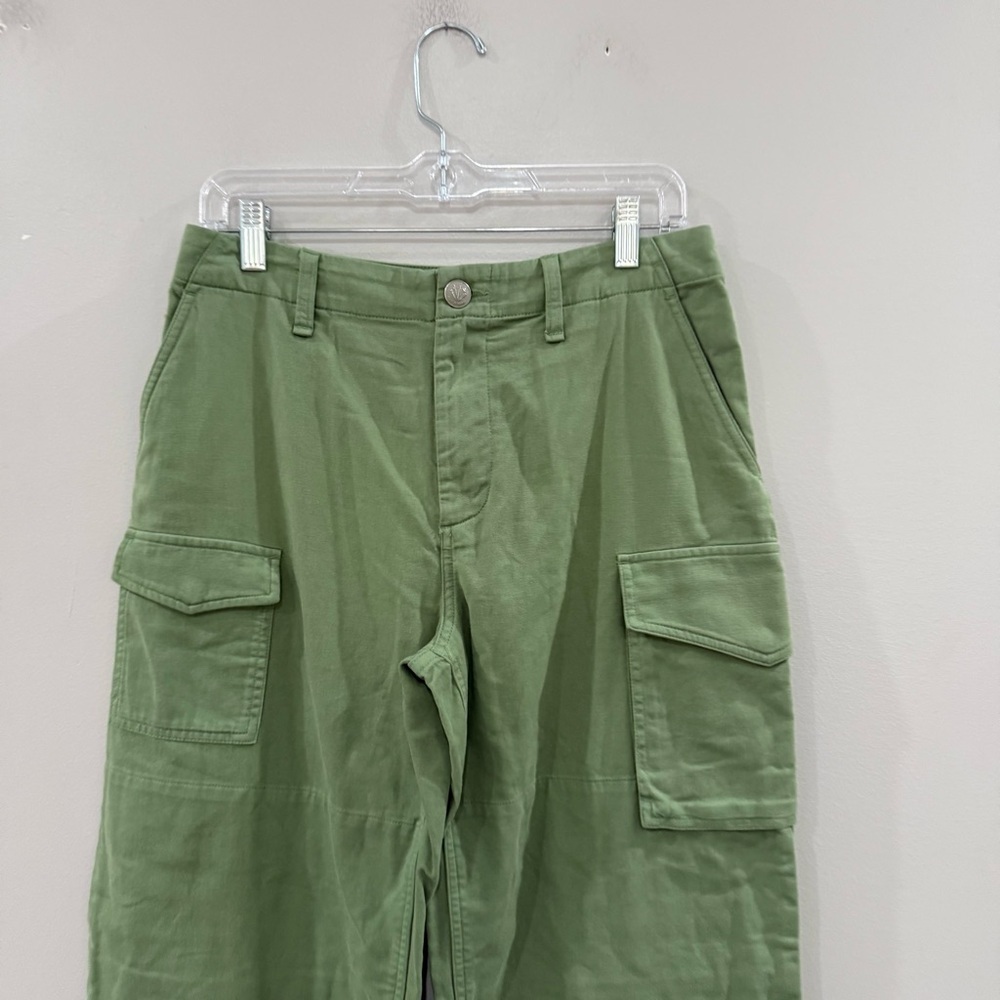 Rag & Bone Pants Nora Wide Leg Utility Cargo in Green - Picture 4 of 8